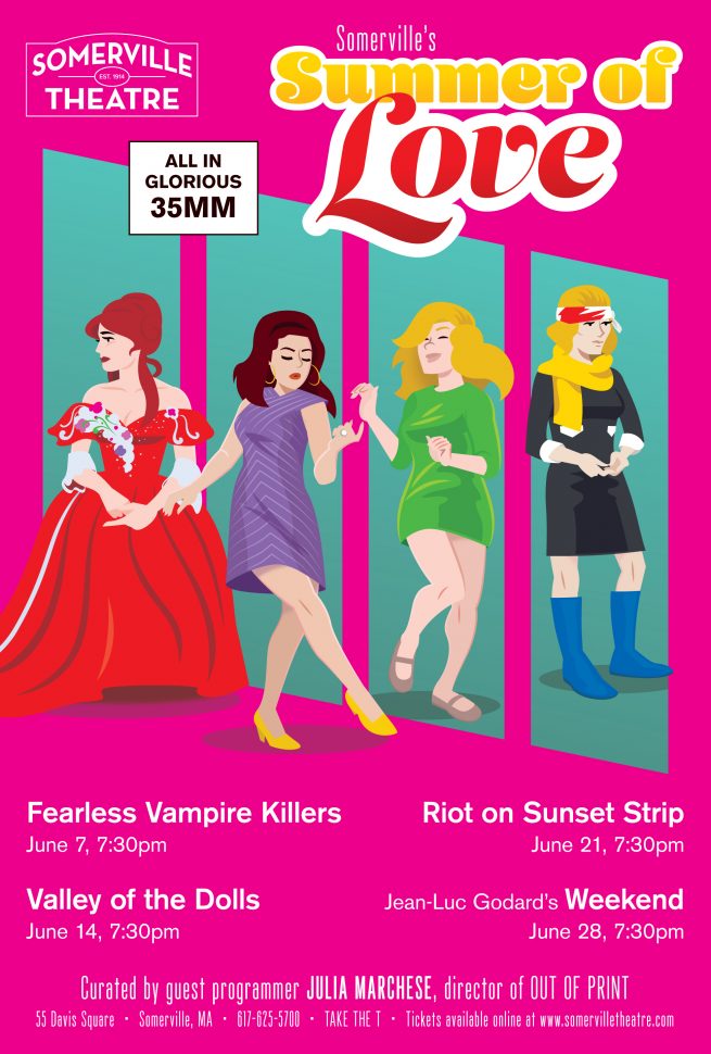 Somerville’s Summer of Love film series poster